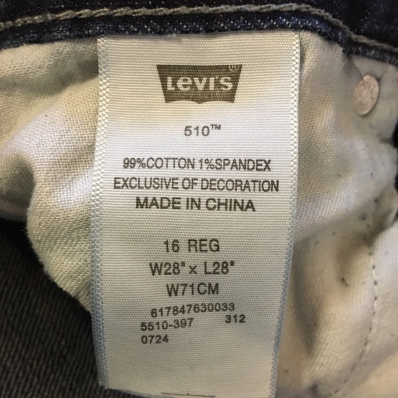 Levi’s boys super skinny 510 jeans - Picture 4 of 4